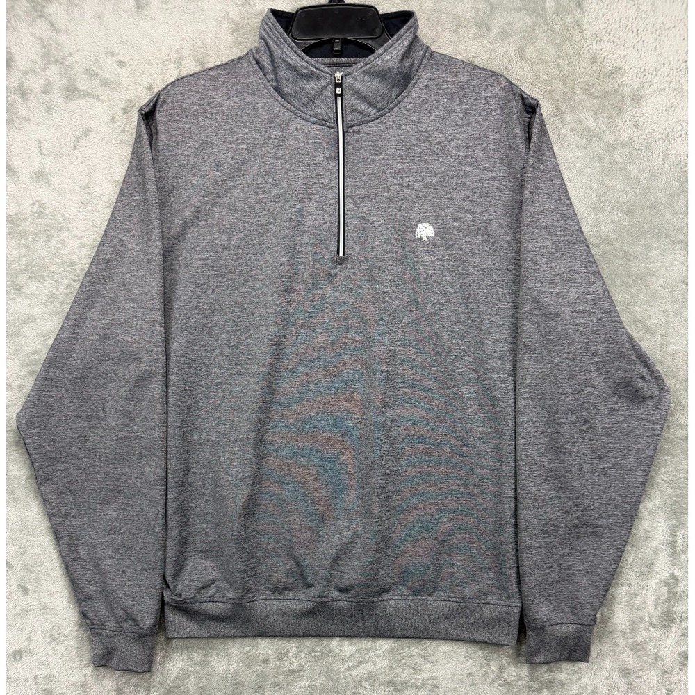 Footjoy FJ Mens‎ Performance Pullover Shirt Sz L Gray 1/4 Zip Long Sleeve